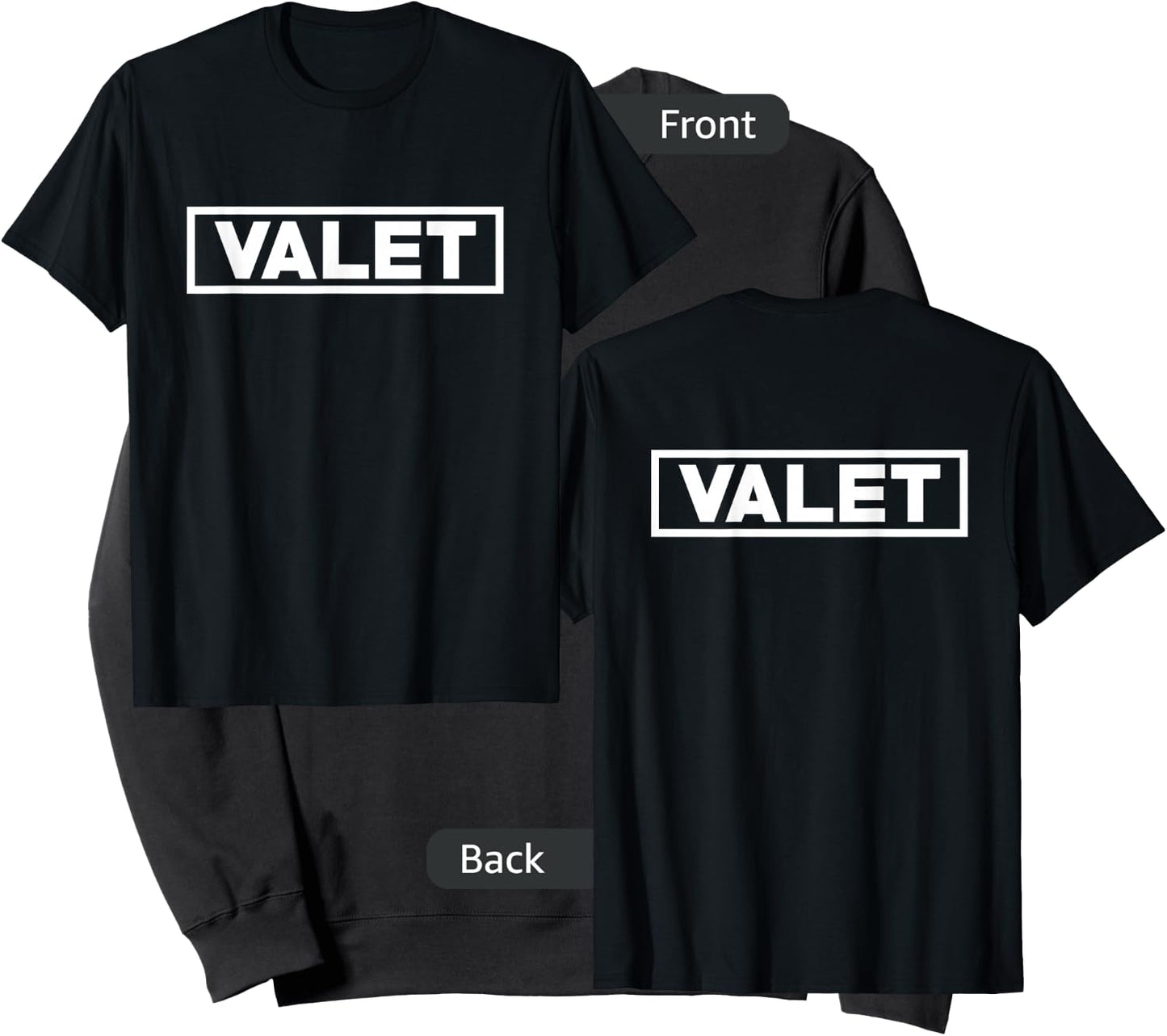 Valet Car Parking Lot Attendant Hotel & Restaurant Employee Sweatshirt - Sweatshirt | Black