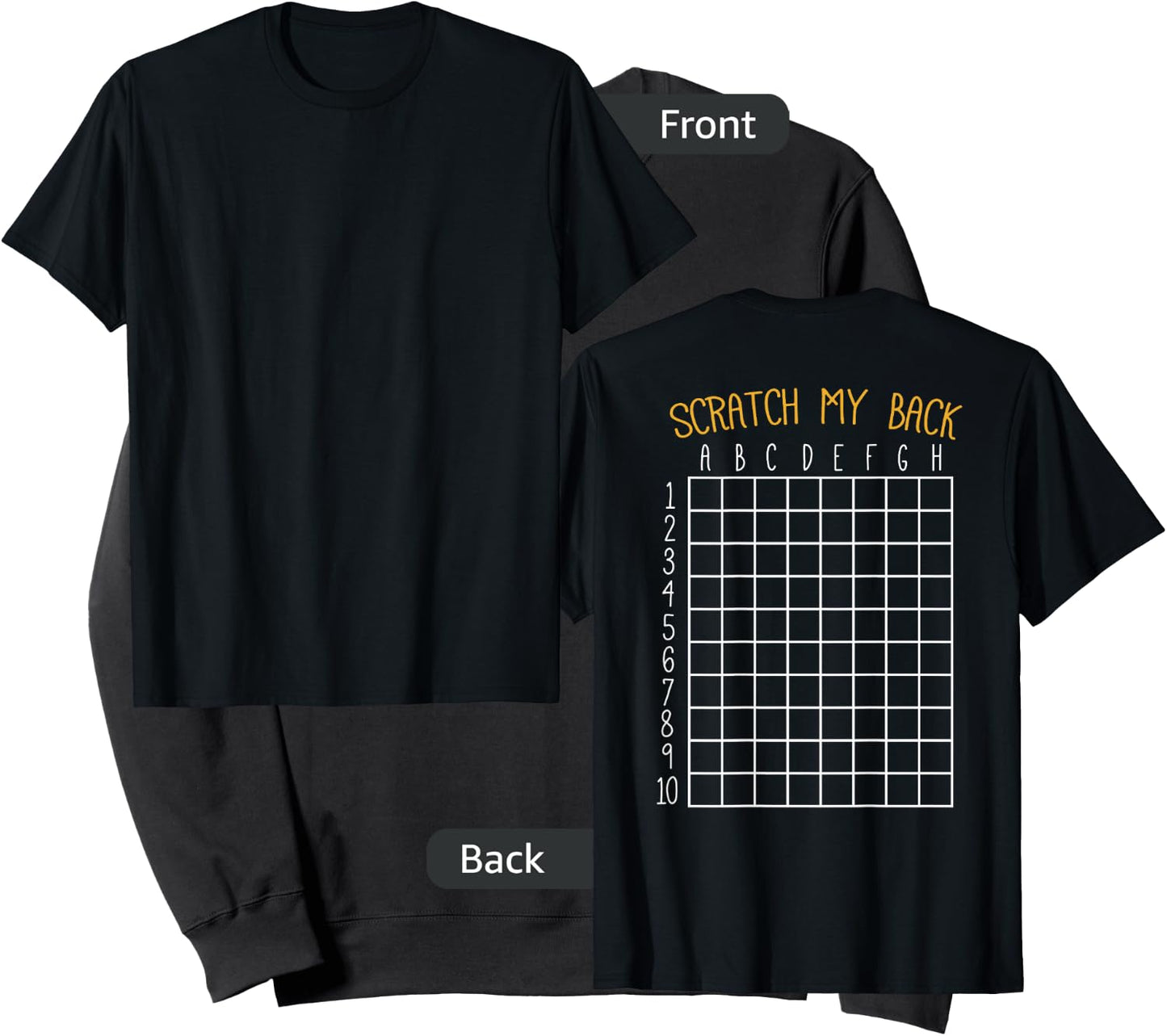 Back Scratching Shirt Co. Back Scratcher Shirt, Scratch My Back - -Adult, Black, Small Sweatshirt - Sweatshirt | Black