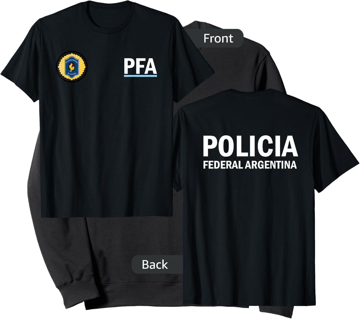 Argentina Police Apparel - Policia Federal Argentina Sweatshirt - Sweatshirt | Black