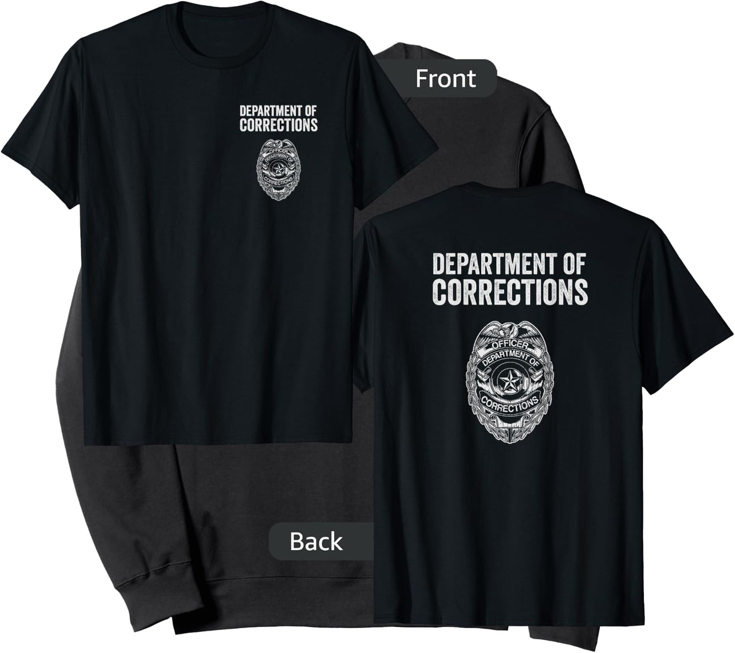 Correctional Officer Shirt Gifts Department Of Corrections Sweatshirt - Sweatshirt | Black