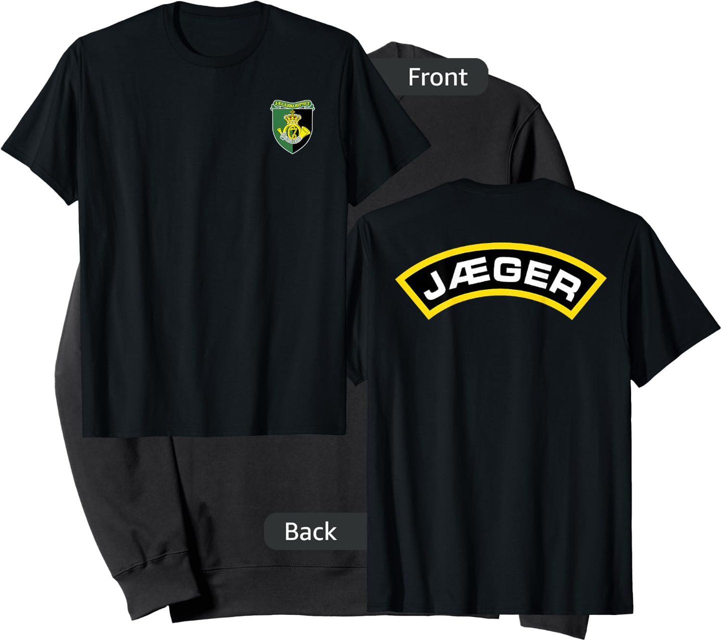 Hunter Jaeger Corps Danish Special Forces Army Sweatshirt - Sweatshirt | Black