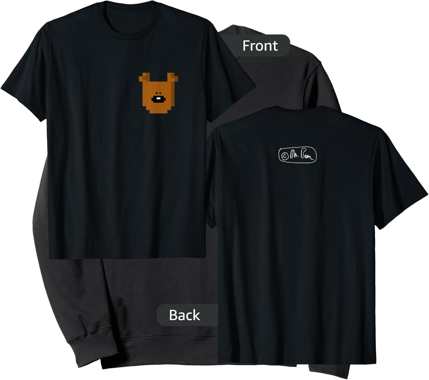 Mr Bean Teddy Face Sweatshirt - Sweatshirt | Black