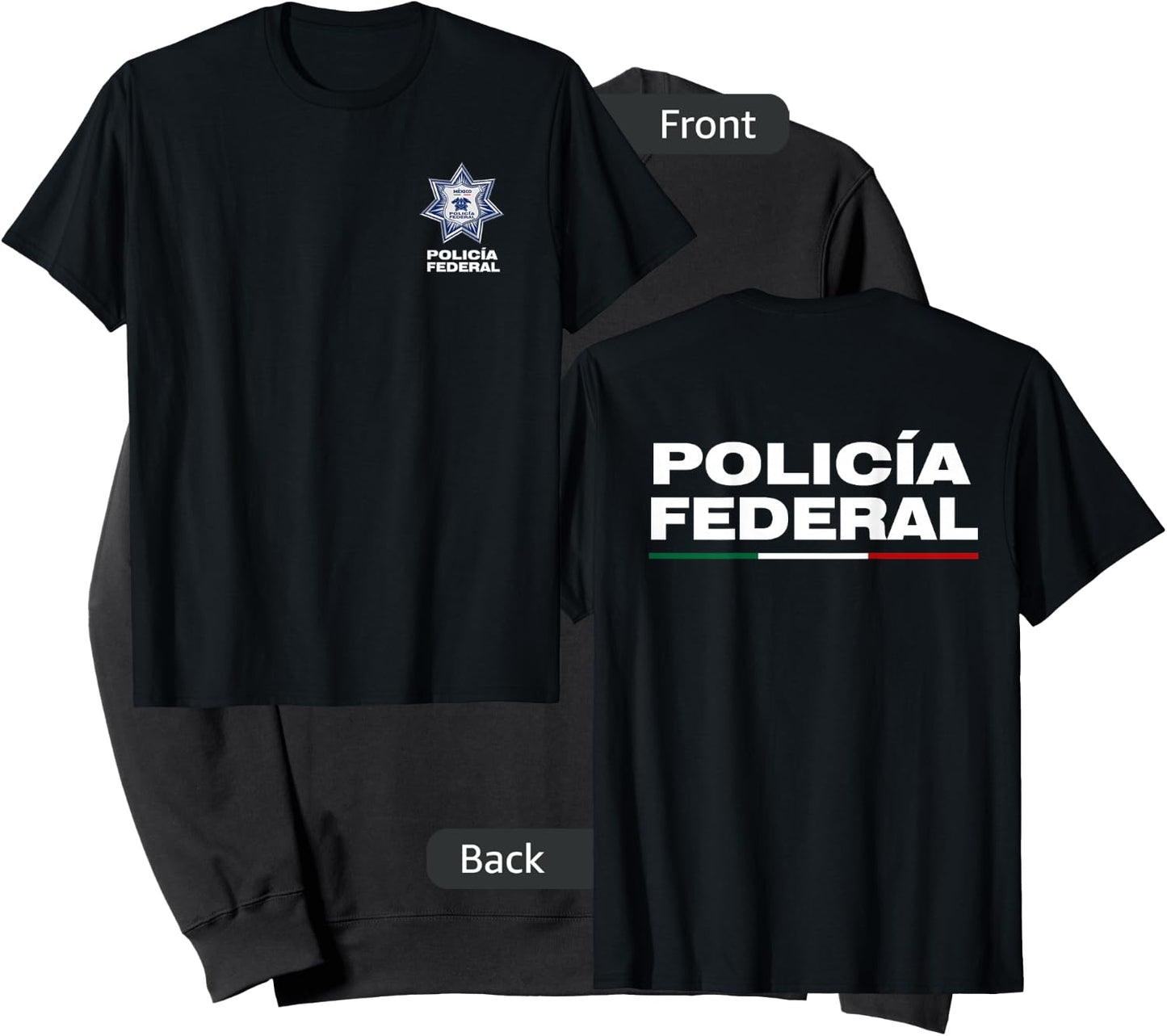 Mexican Police Apparel - Policia Federal de Mexico Sweatshirt - Sweatshirt | Black
