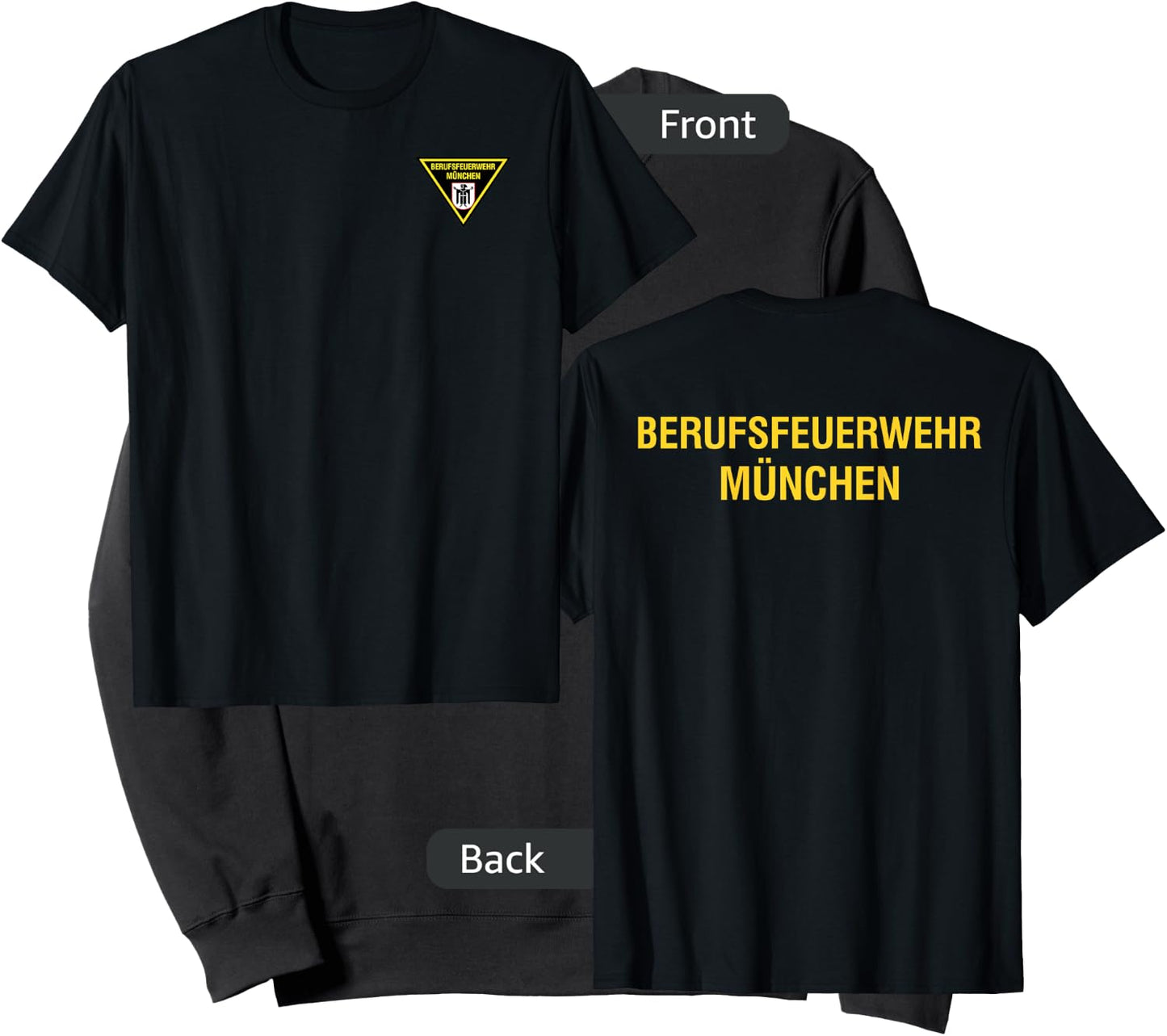 Feuerwehr Munich Munchen Germany Fire Department Firefighter Sweatshirt - Sweatshirt | Black