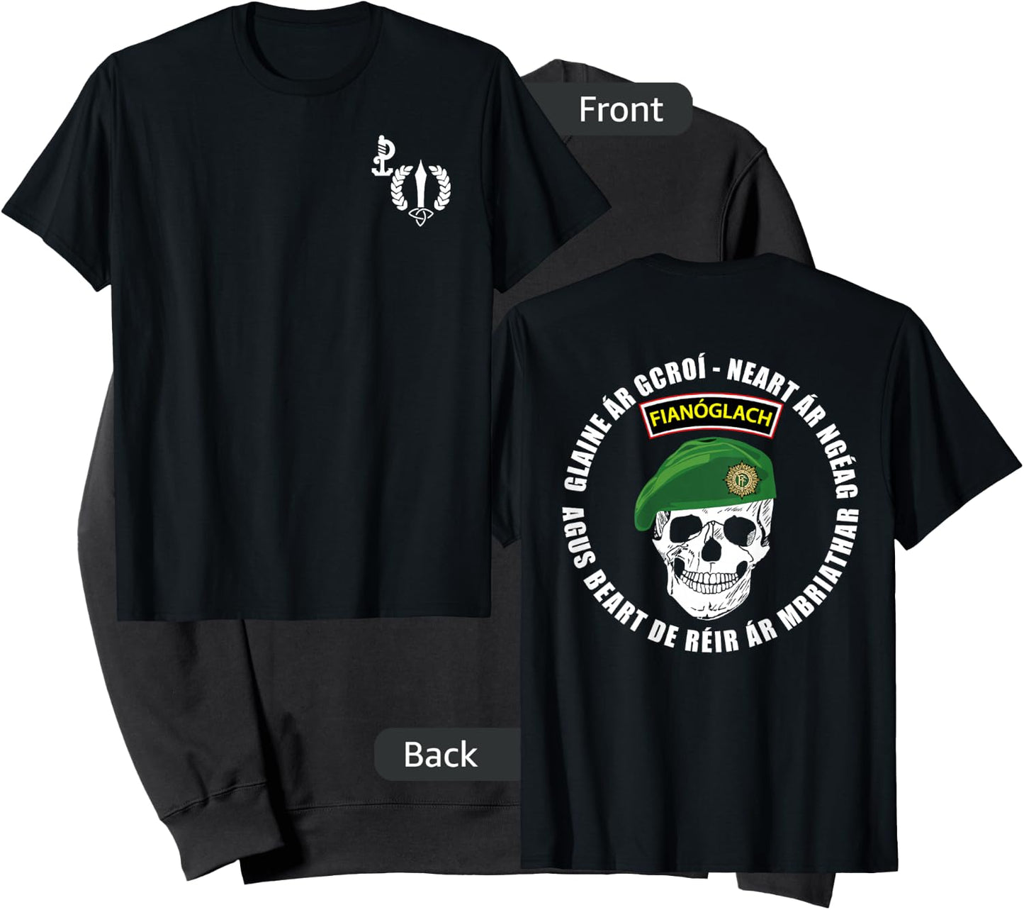 Ireland ARW Army Ranger Wing Irish Special Forces Sweatshirt - Sweatshirt | Black