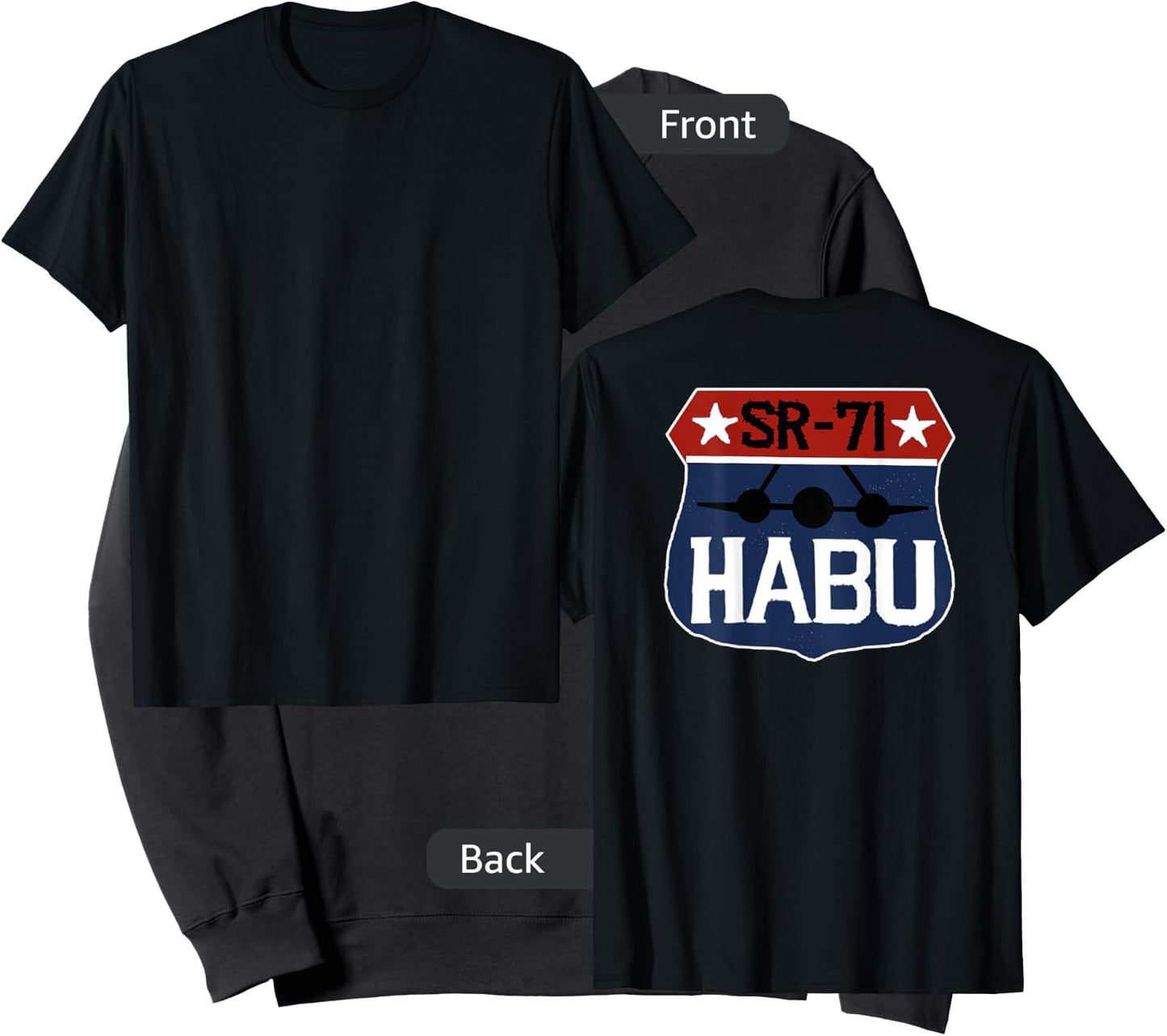 SR-71 Blackbird Distressed HABU Sweatshirt - Sweatshirt | Black