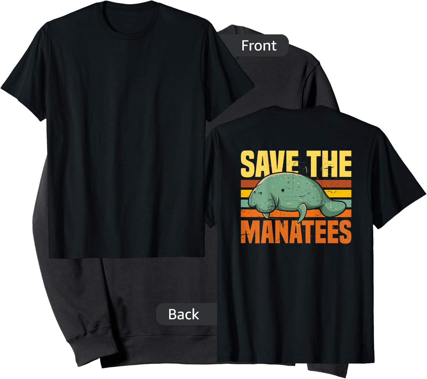 Save the manatees shirt, Manatee t shirt gifts, Sea Cow Gift Sweatshirt - Sweatshirt | Black