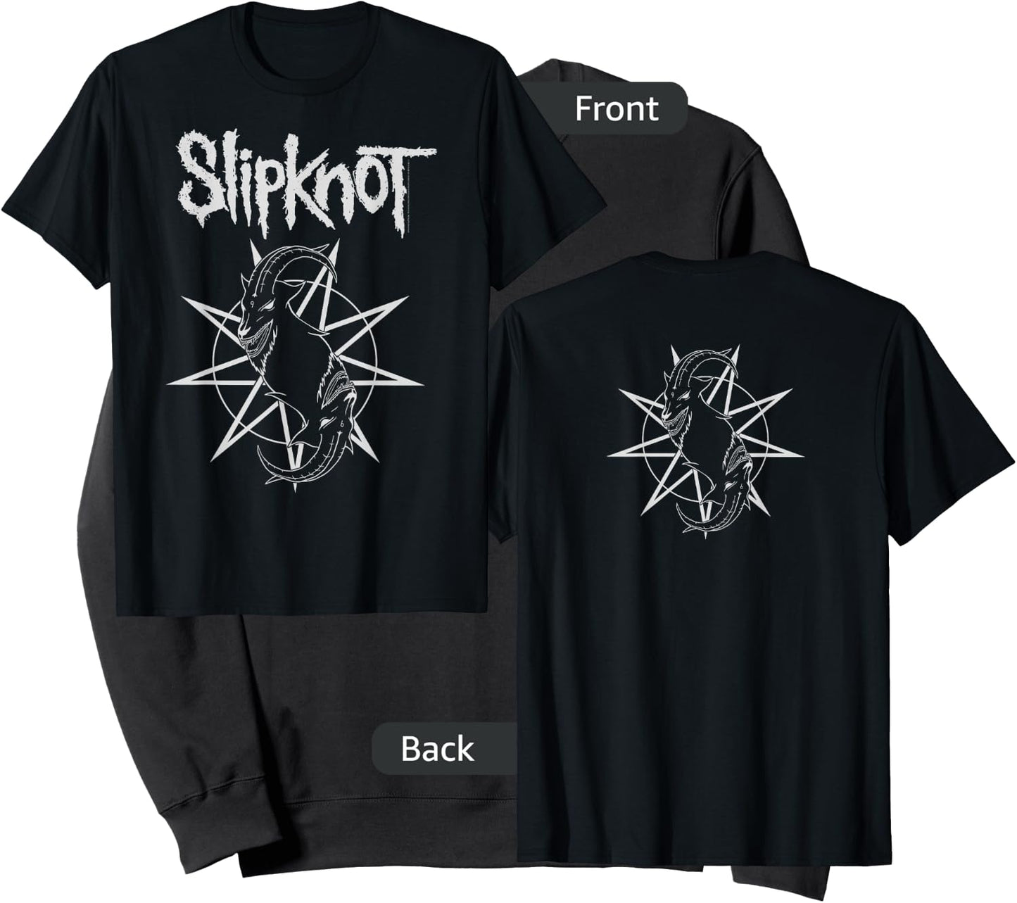 Slipknot Official Goat Star Logo Sweatshirt - Sweatshirt | Black