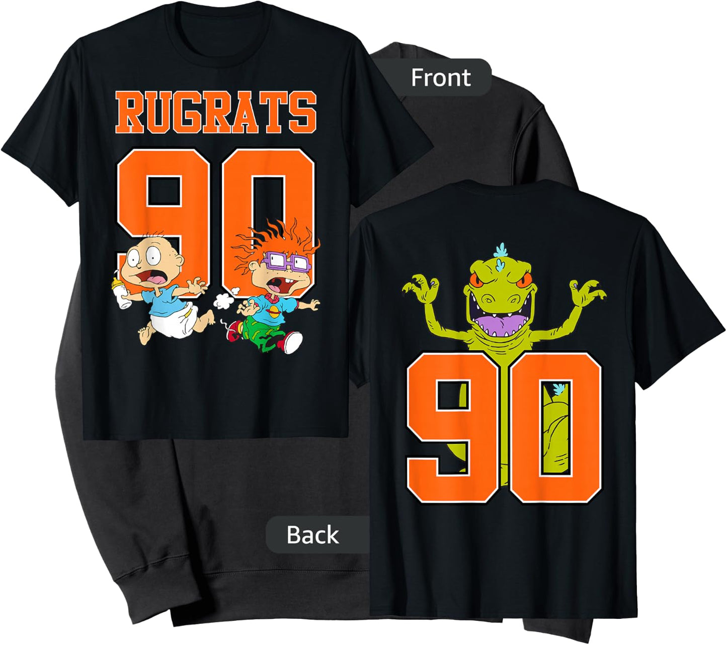 Rugrats Classic Basketball Jersey Tommy, and his Friends Small Sweatshirt - Sweatshirt | Black