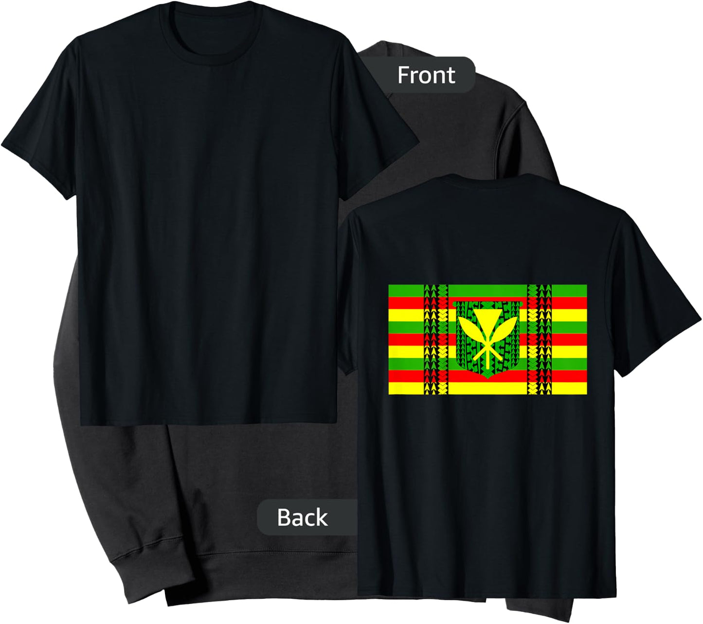 Tribal Kanaka Maoli Hawaiian Flag Sweatshirt - Sweatshirt | Black