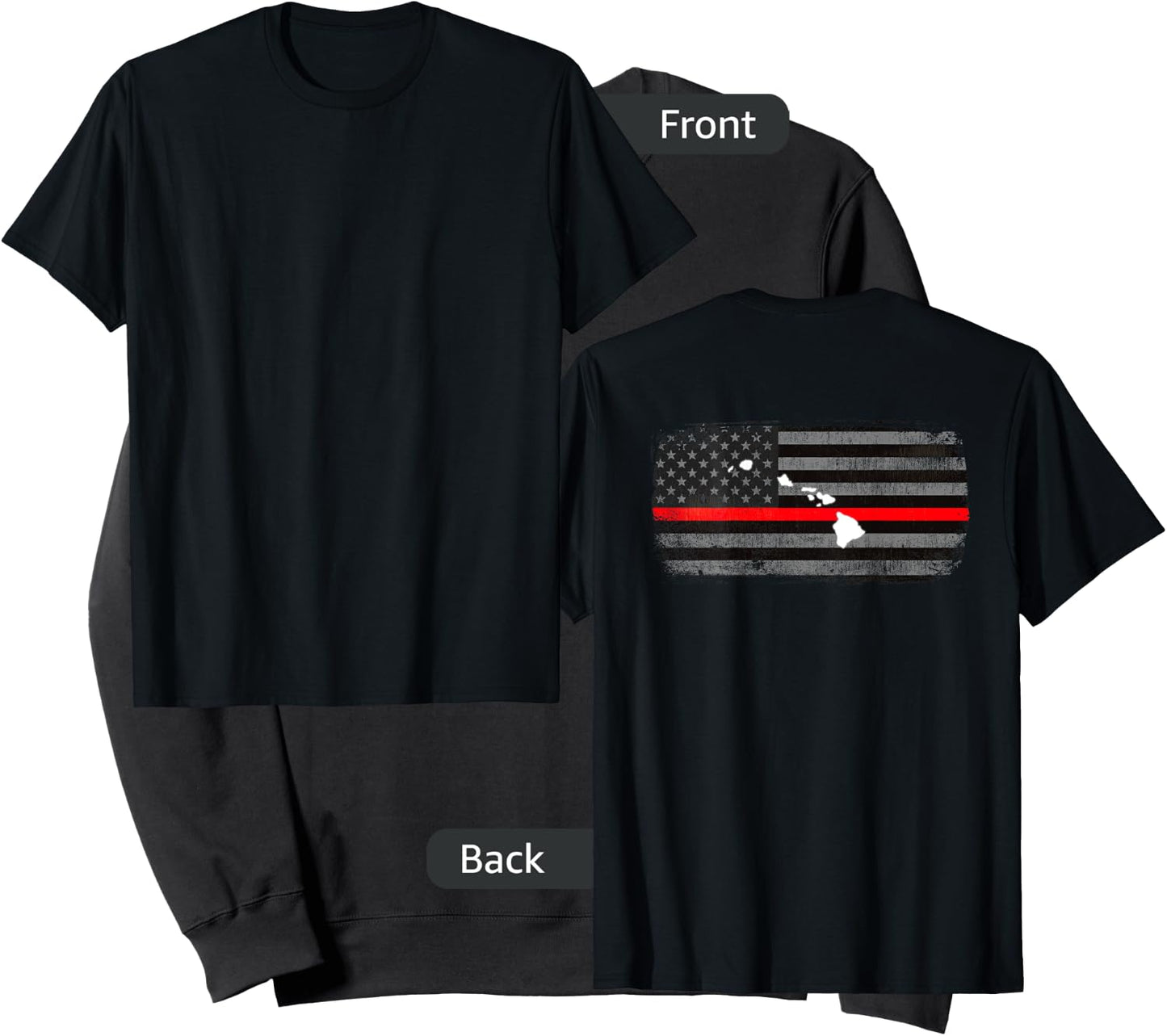 Hawaii Fire Rescue Department Firefighters Uniform Duty Sweatshirt - Sweatshirt | Black