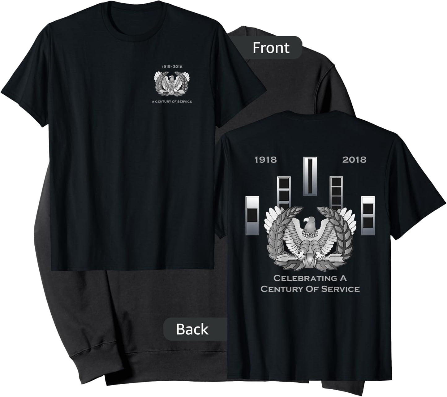 CW2 Chief Warrant Officer Two Century of Service Sweatshirt - Sweatshirt | Black