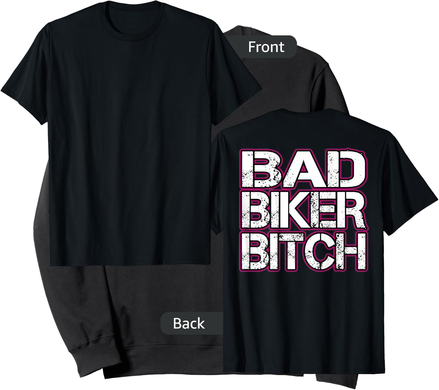 Bad Biker Bitch T Shirt Sweatshirt - Sweatshirt | Black