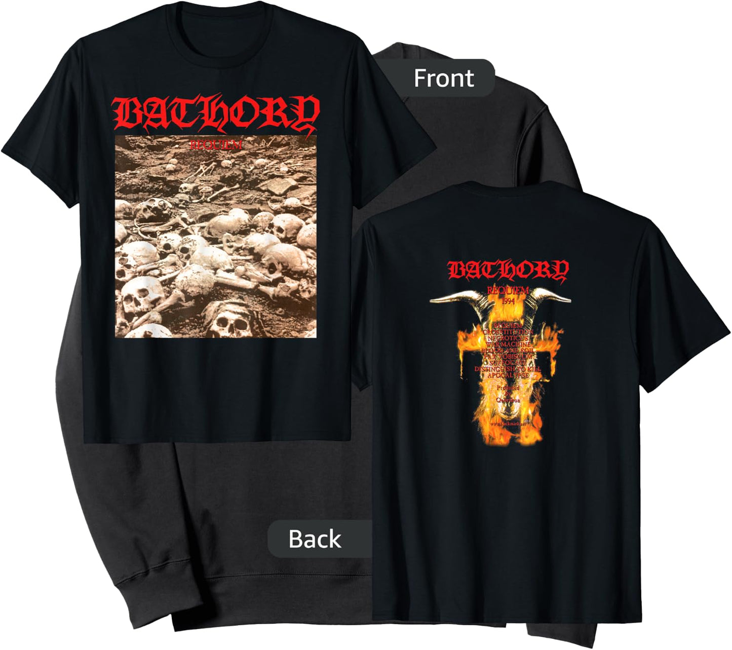 Bathory - Requiem - Official Merchandise Sweatshirt - Sweatshirt | Black