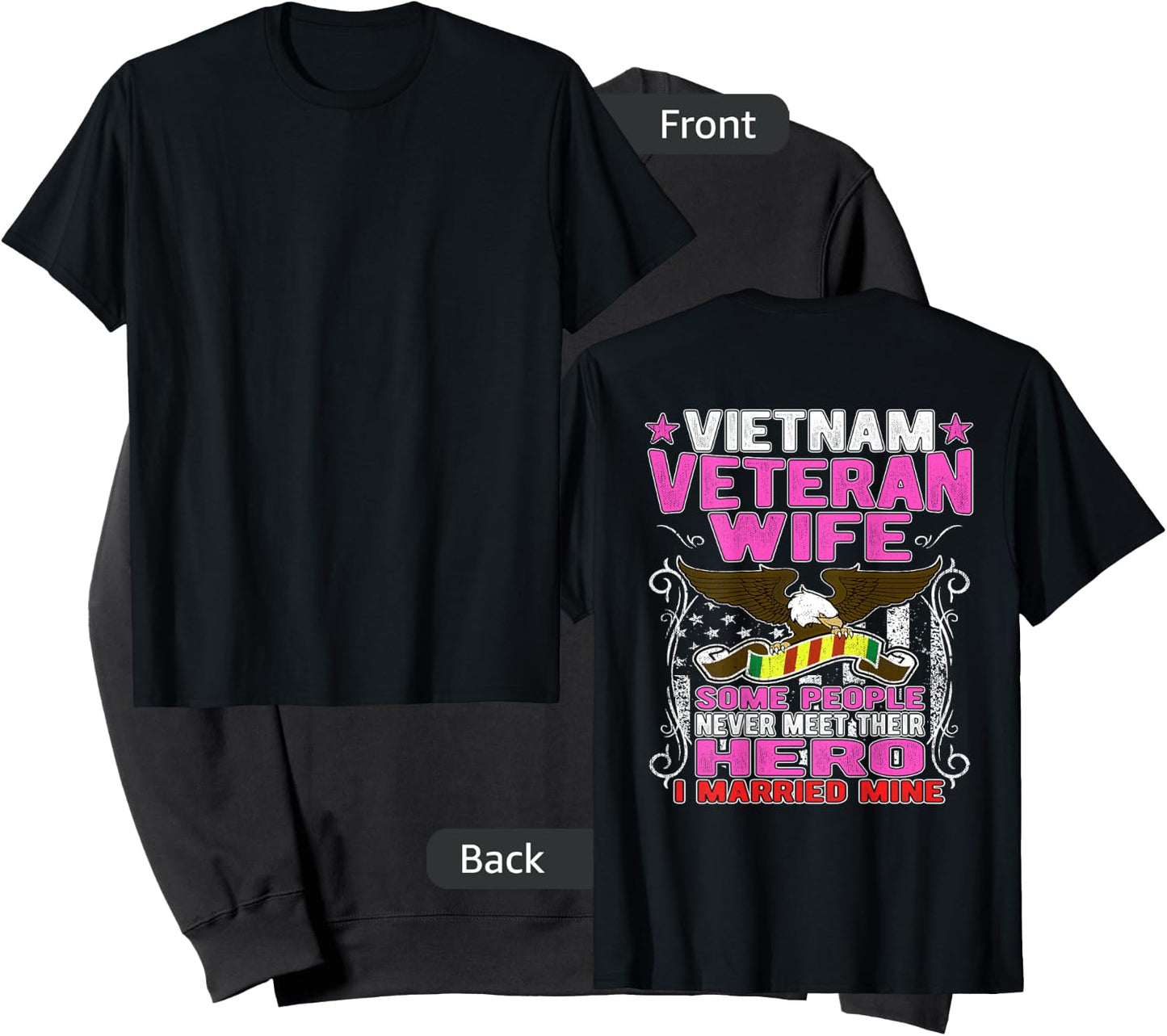 Some People Never Meet Their Hero Vietnam Veteran Wife Shirt Sweatshirt - Sweatshirt | Black
