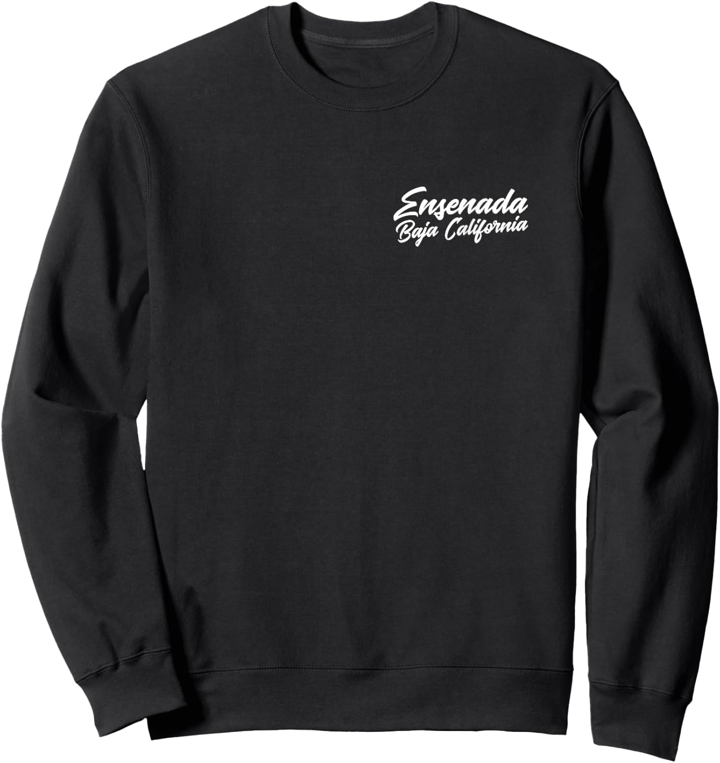 Ensenada Baja California Mexico Two Sided Bluefin Fishing Sweatshirt - Sweatshirt | Black