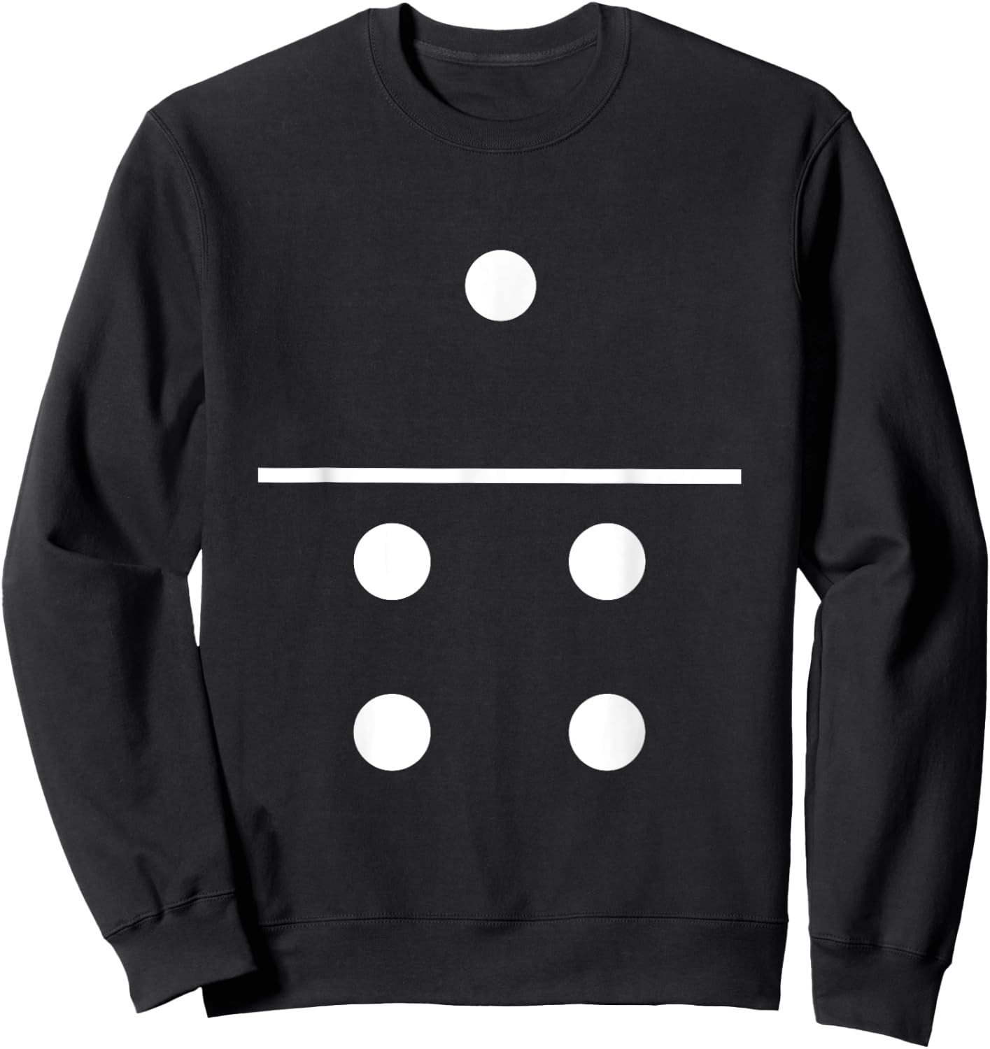 Domino 1 and 4 Matching Halloween Group Costumes 1-4 Sweatshirt - Sweatshirt | Black