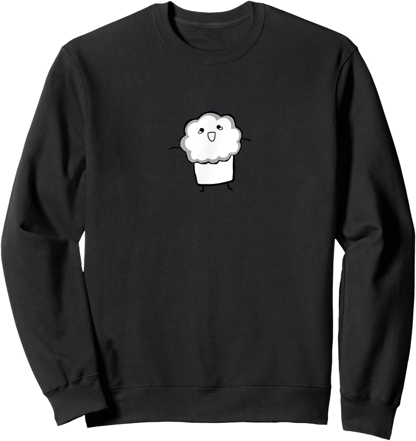Muffin Time Dank Meme Cartoon Song Sweatshirt - Sweatshirt | Black