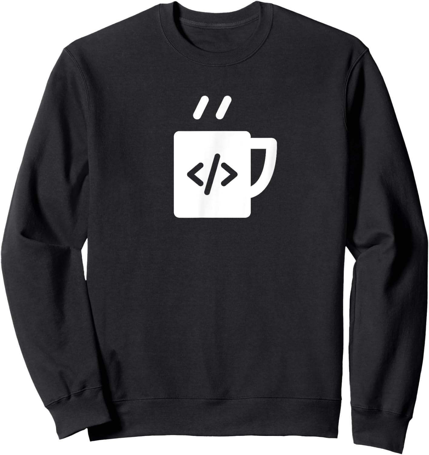 Front-end & Back-end Co JavaScript Code Coffee Developer Programmer Sweatshirt - Sweatshirt | Black
