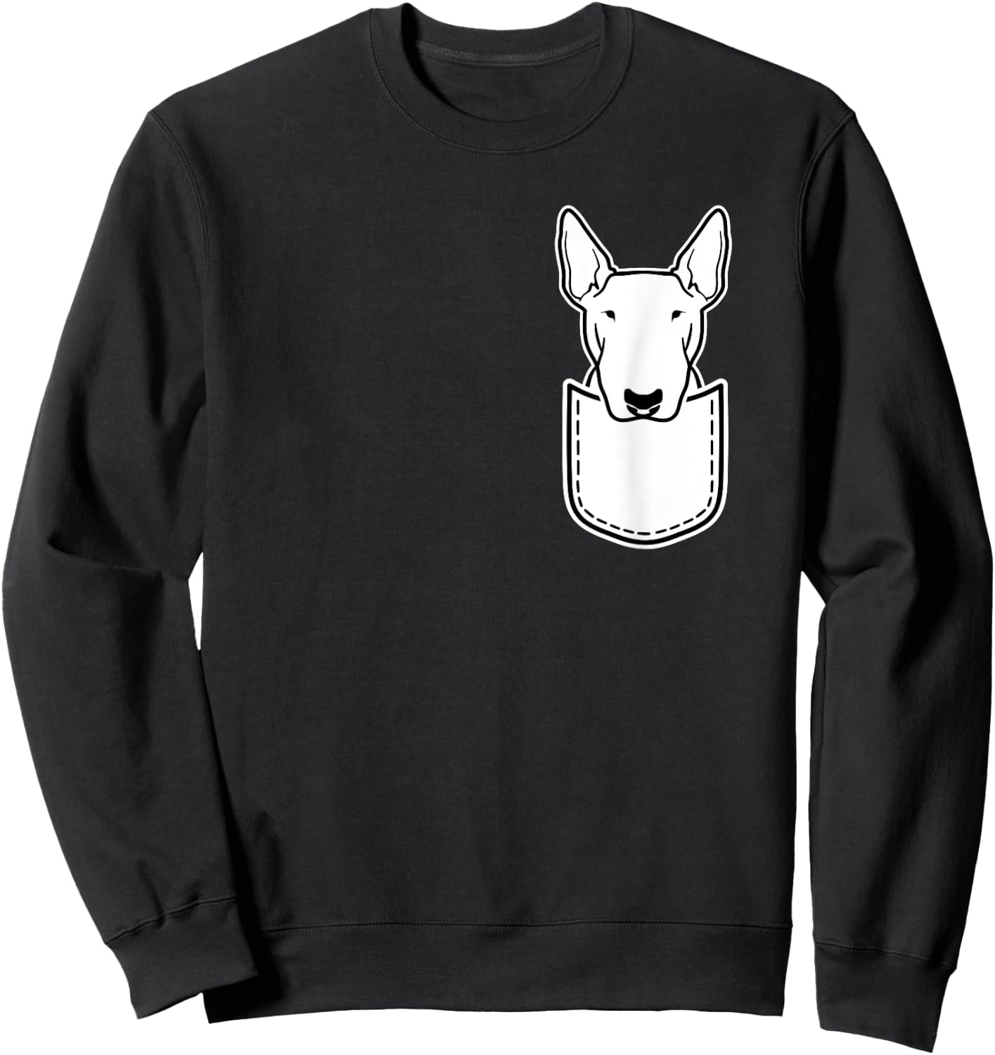 Bull terrier pocket Sweatshirt - Sweatshirt | Black
