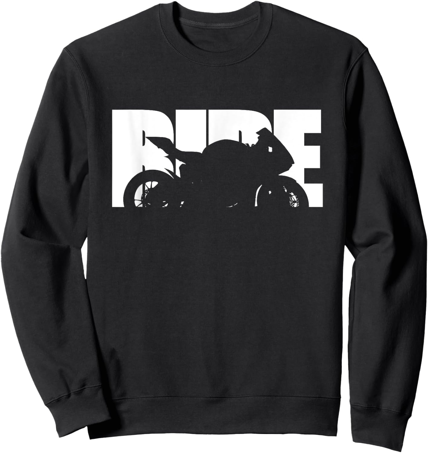 Bike Motorcyclist Apparel Motorcycle Rider Biker Sweatshirt - Sweatshirt | Black