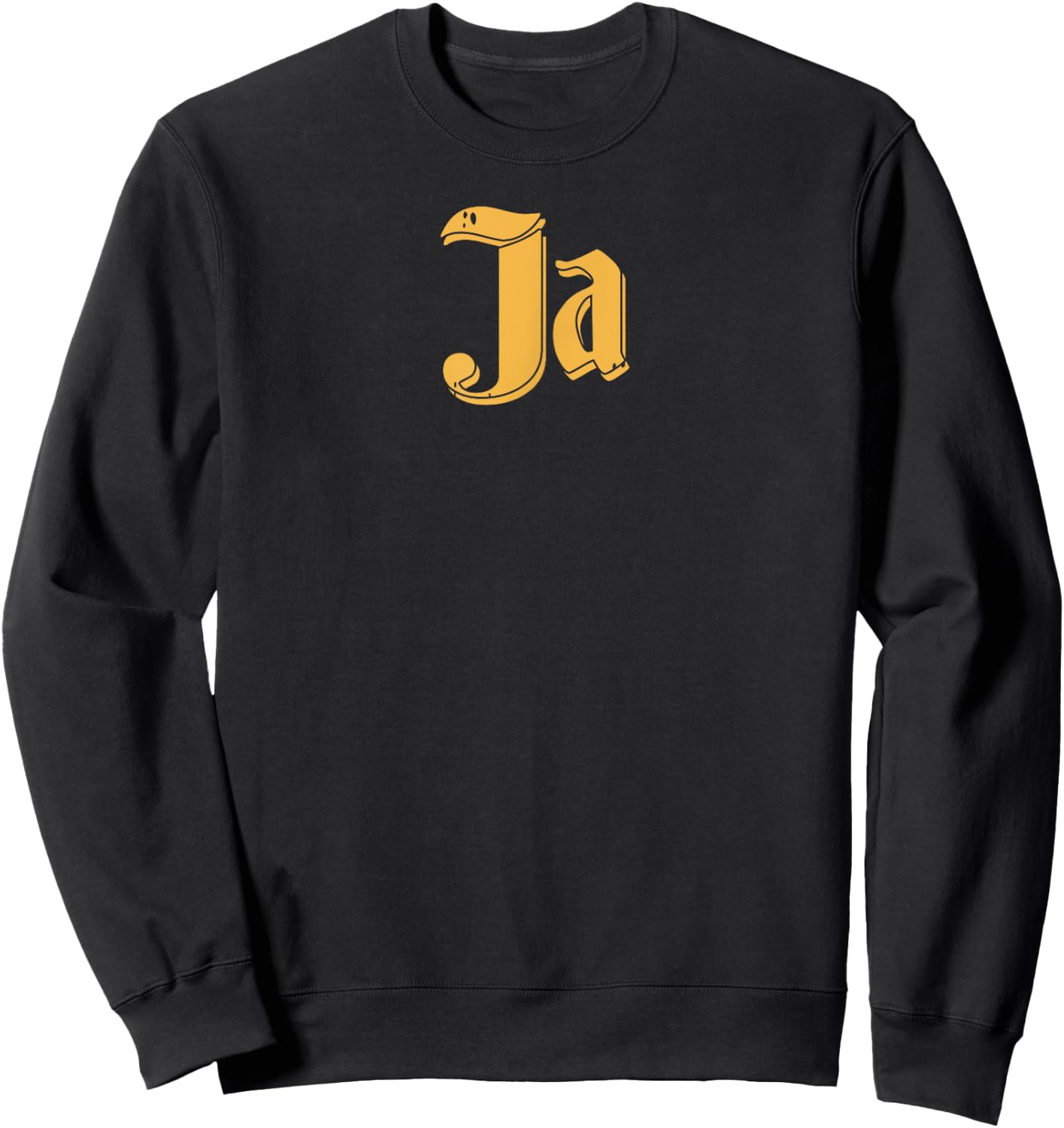 Ja Shirt Funny Oktoberfest Vintage German Bavarian Yes Sweatshirt - Sweatshirt | Black