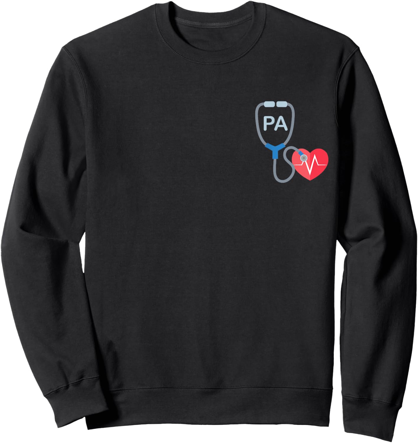 Funny Physician Assistant Shirt Gift Sweatshirt - Sweatshirt | Black