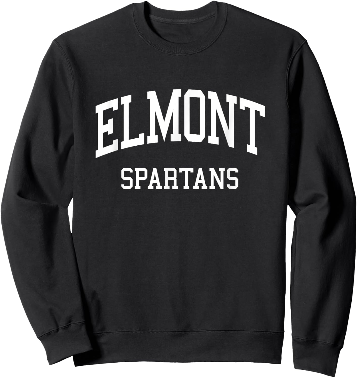 Elmont Memorial High School HS Elmont NY Retro Sports Sweatshirt - Sweatshirt | Black