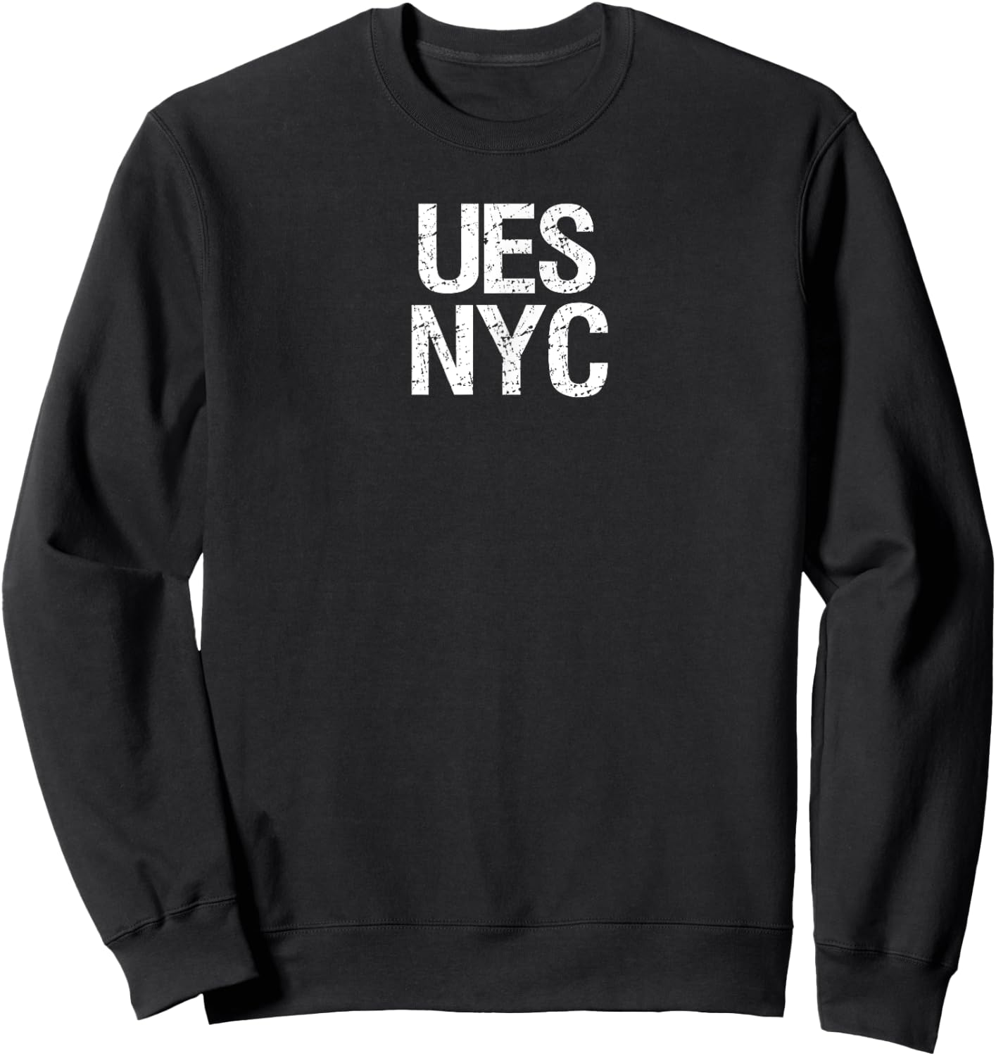 Upper East Side NYC Shirt, UES New York City Apparel Sweatshirt - Sweatshirt | Black