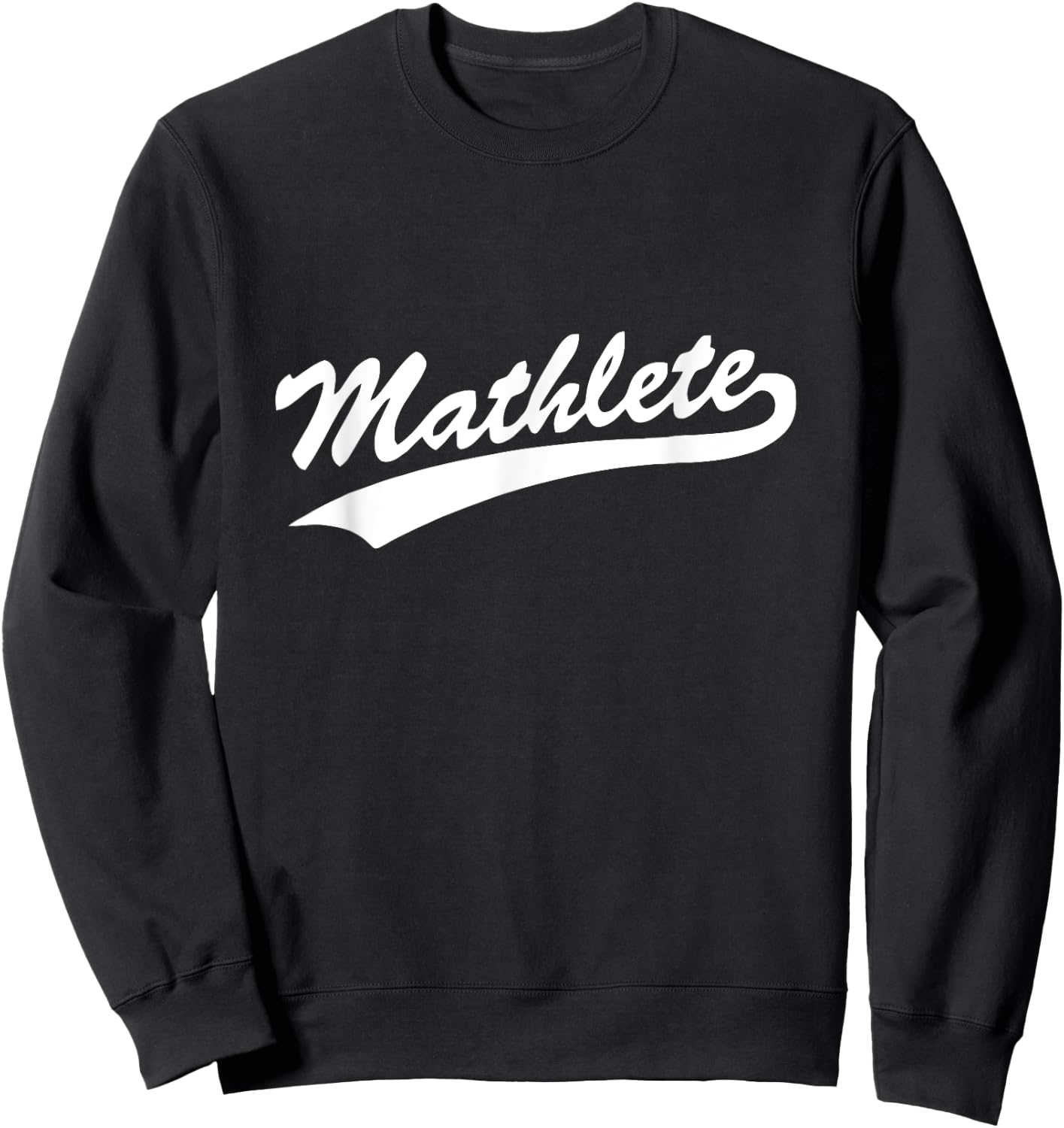 Cool Math "Mathlete" - Flex Your Math Pecs! Sweatshirt - Sweatshirt | Black