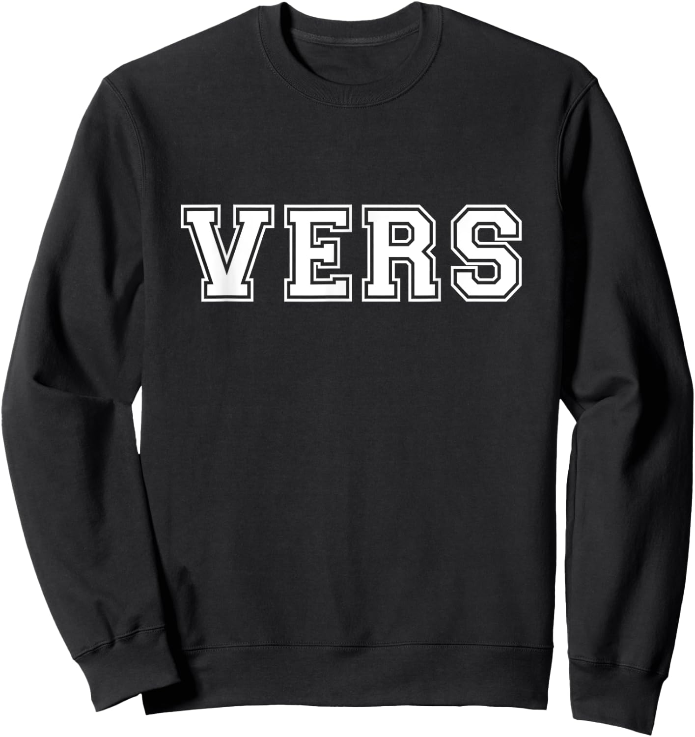 Gay Vers College Jock Varsity Style Funny Gay Sweatshirt - Sweatshirt | Black