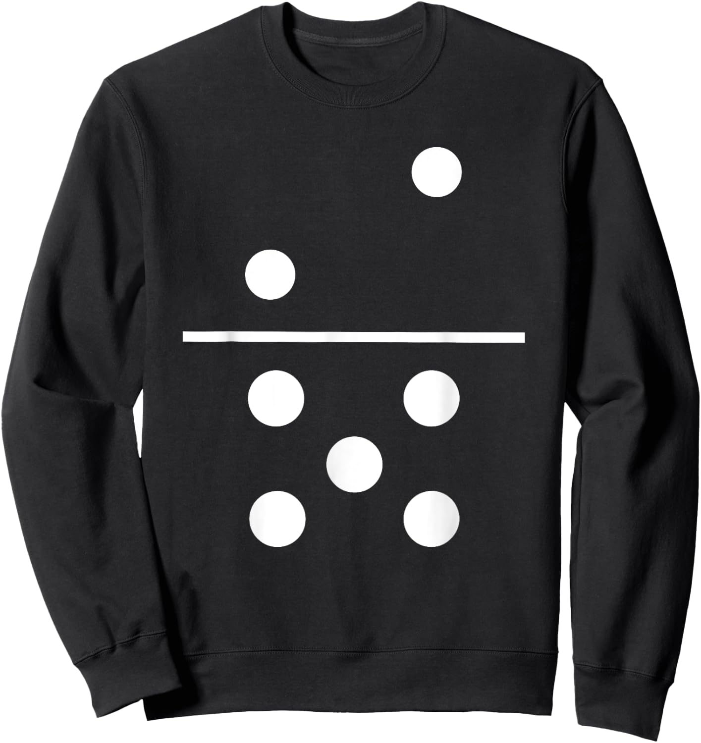 Domino 2 and 5 Matching Halloween Group Costumes 2-5 Sweatshirt - Sweatshirt | Black