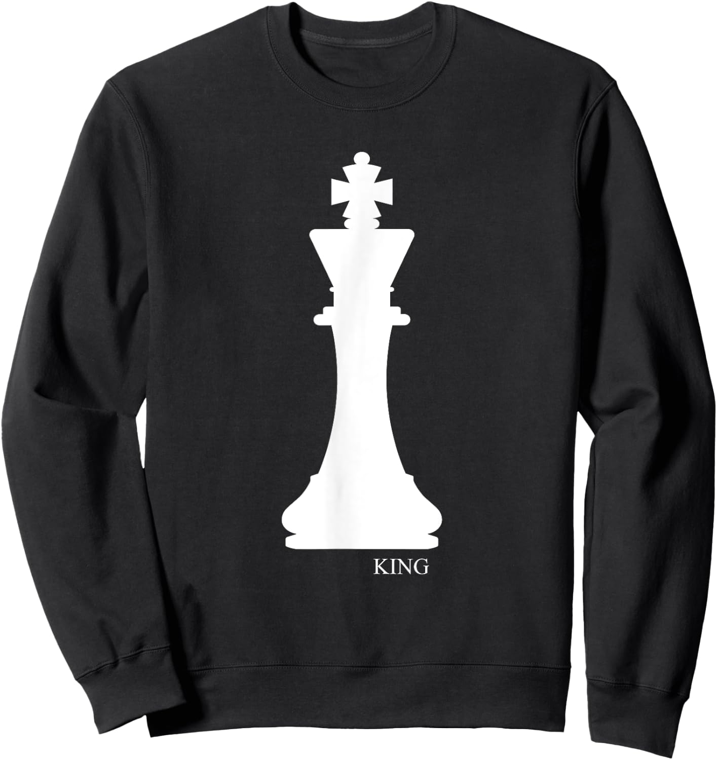 King Chess Piece Halloween Costume Chess Club Shirt Sweatshirt - Sweatshirt | Black