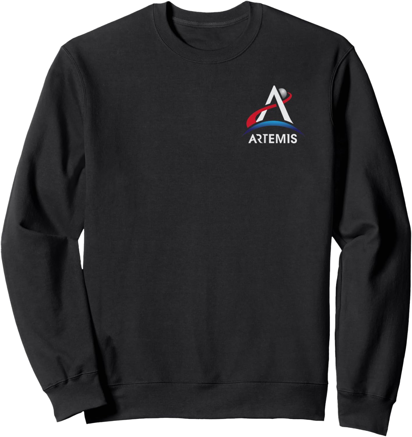 NASA Artemis Program Logo Official SD We Are Going Moon 2024 Sweatshirt - Sweatshirt | Black