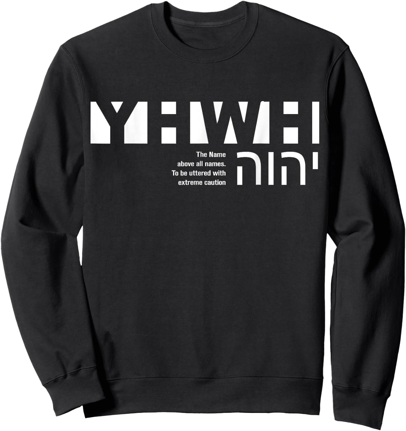 Yhwh Sweatshirt - Sweatshirt | Black