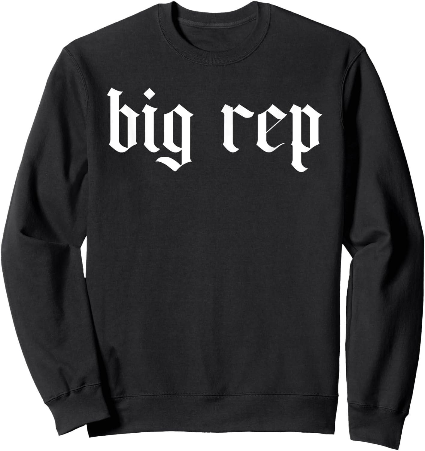 Big Rep Expression Sweatshirt - Sweatshirt | Black