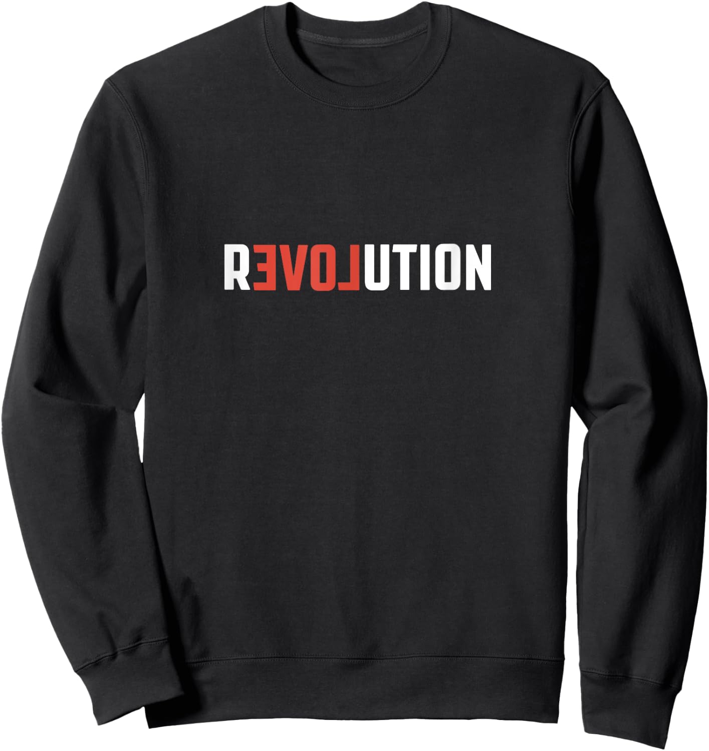 Love Revolution Movement - Short sleeves Sweatshirt - Sweatshirt | Black