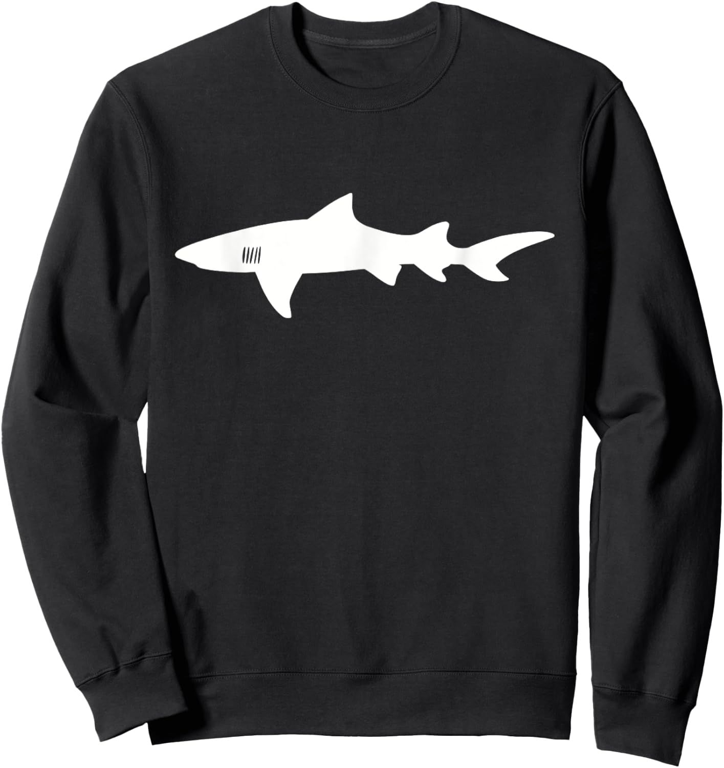 White shark Sweatshirt - Sweatshirt | Black