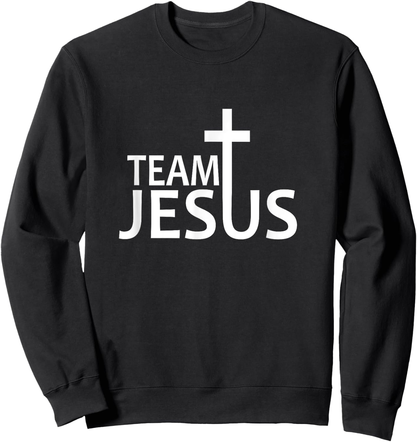 Awesome Team Jesus & Sizes Sweatshirt - Sweatshirt | Black