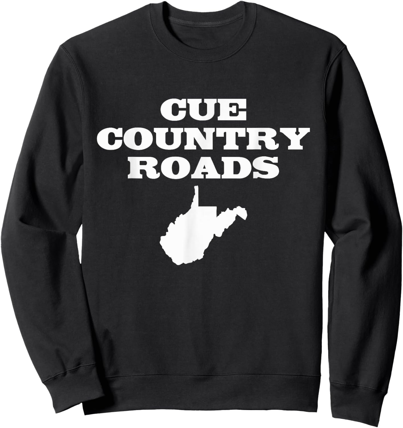 Cue Country Roads Sweatshirt - Sweatshirt | Black