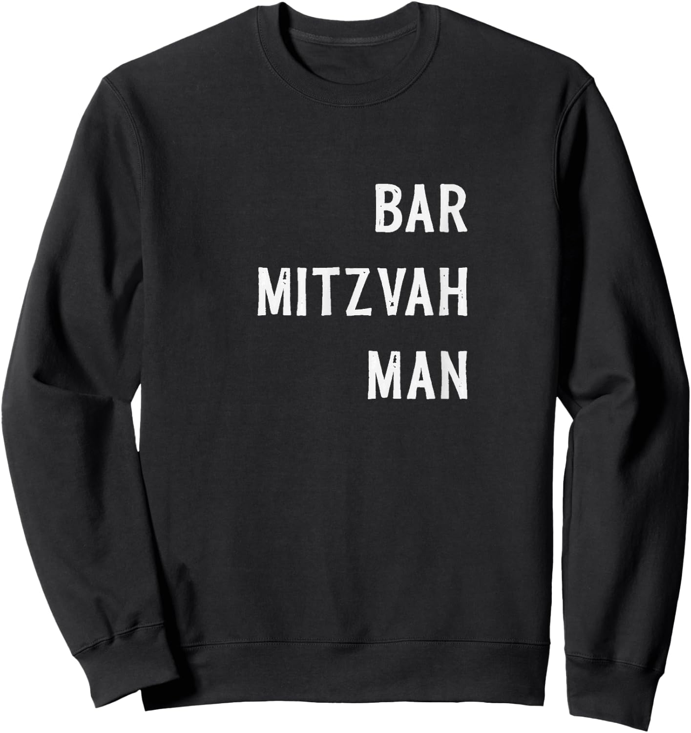 Bar Mitzvah Man Jewish Teen Bar Mizva Sweatshirt - Sweatshirt | Black