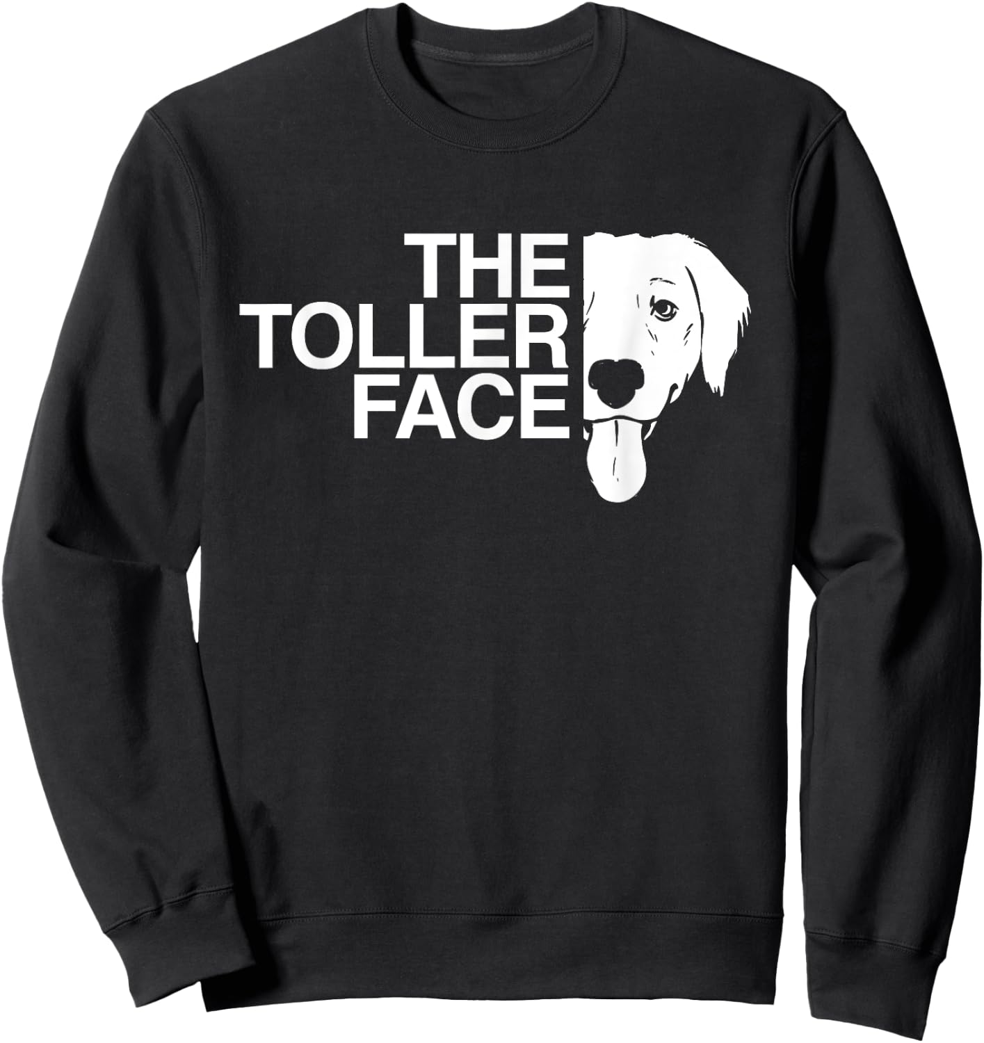 Duck Toller Shirt The Toller Face Sweatshirt - Sweatshirt | Black