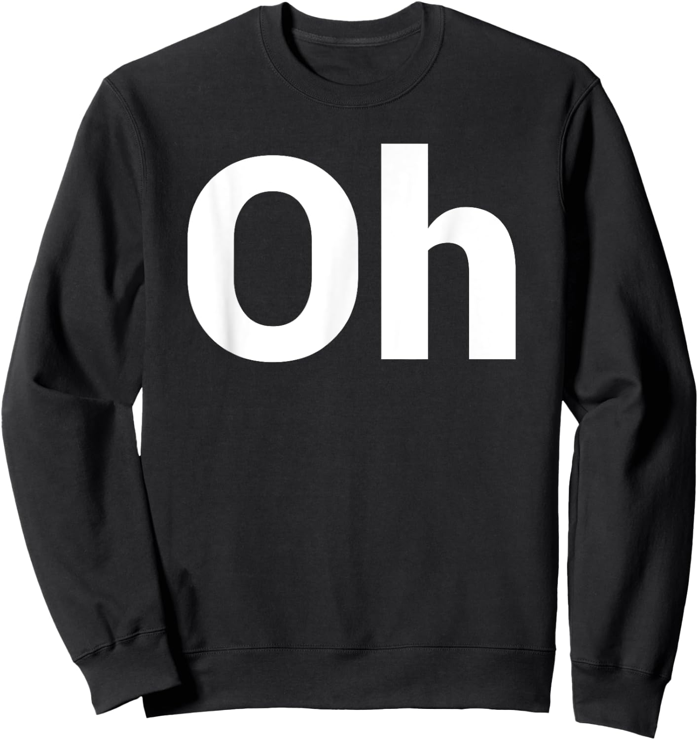 Oh | Oh Deer Halloween Costume Sweatshirt - Sweatshirt | Black