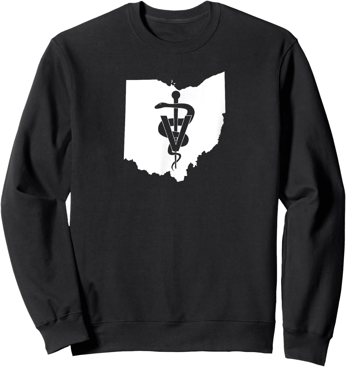 Ohio Veterinary Medicine Vet Tech Clinic Sweatshirt - Sweatshirt | Black