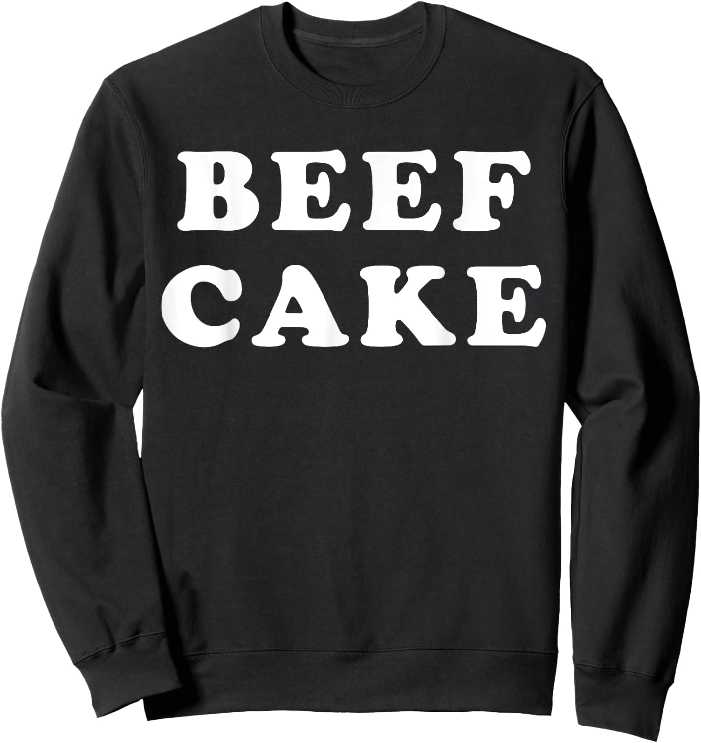 Beefcake Funny Gym Workout Sweatshirt - Sweatshirt | Black