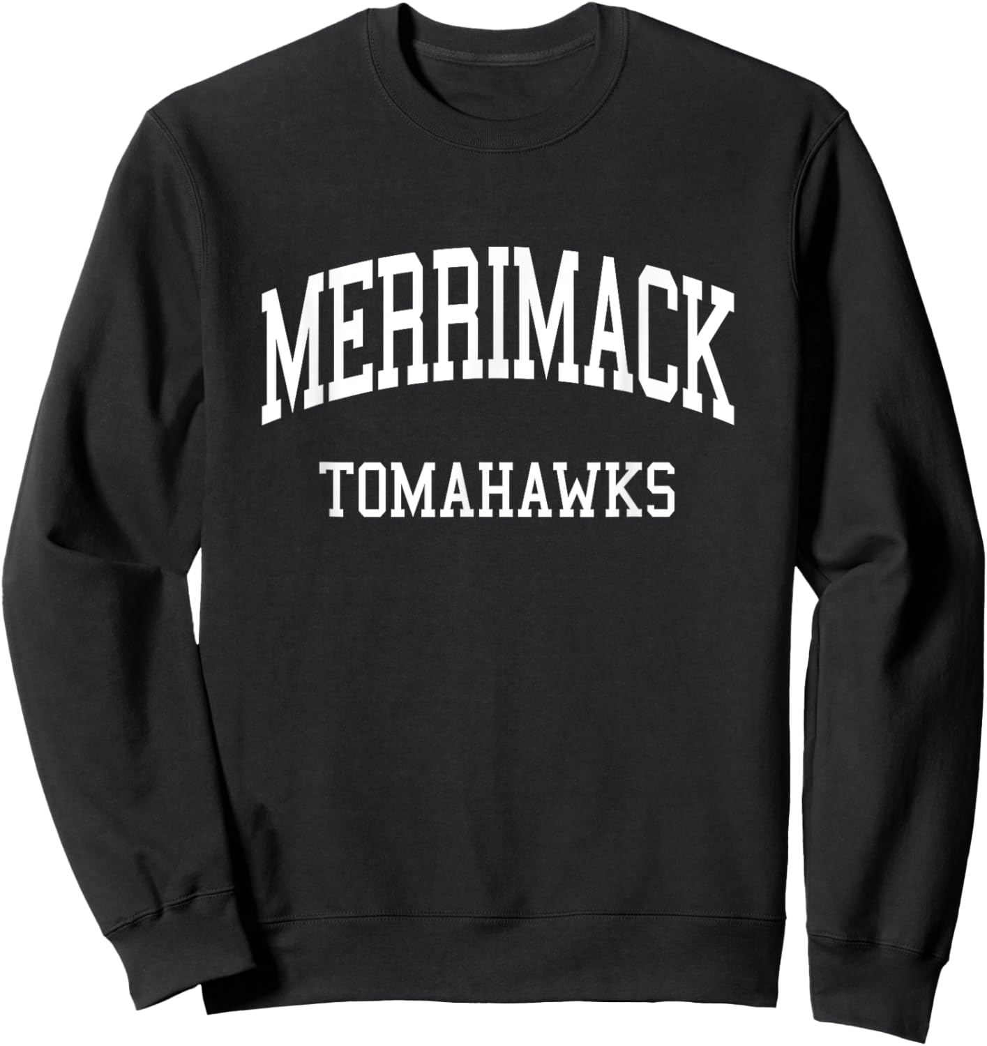 Merrimack High School HS Merrimack NH Retro Sports Sweatshirt - Sweatshirt | Black