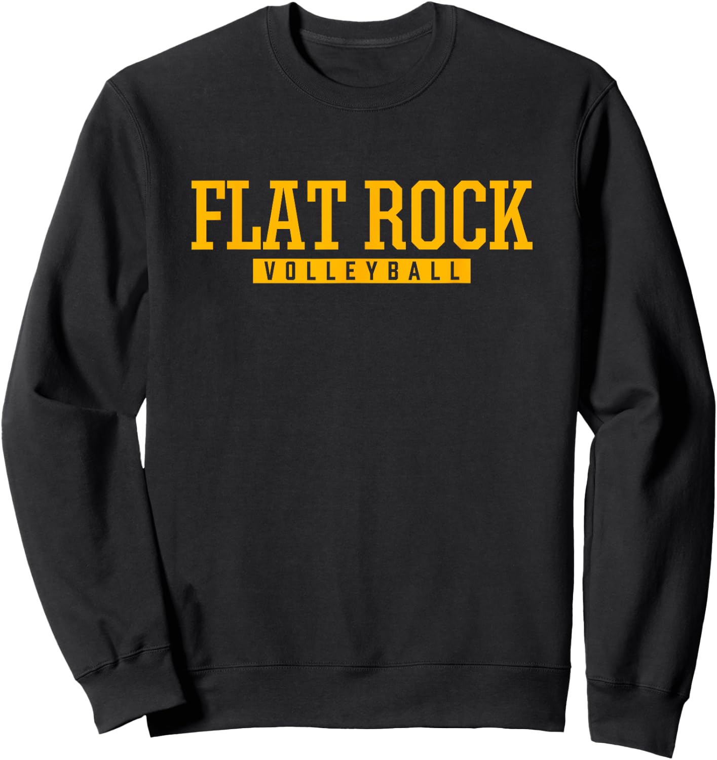 Flat Rock High School Volleyball Sweatshirt - Sweatshirt | Black