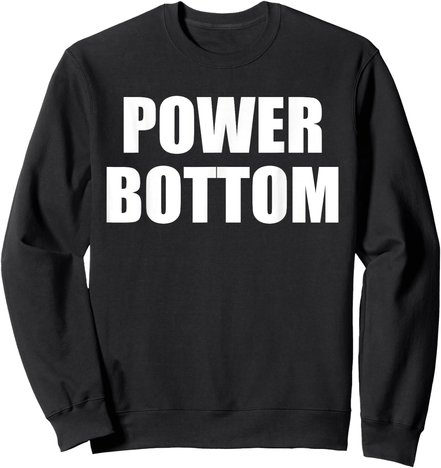Power Bottom Sweatshirt - Sweatshirt | Black