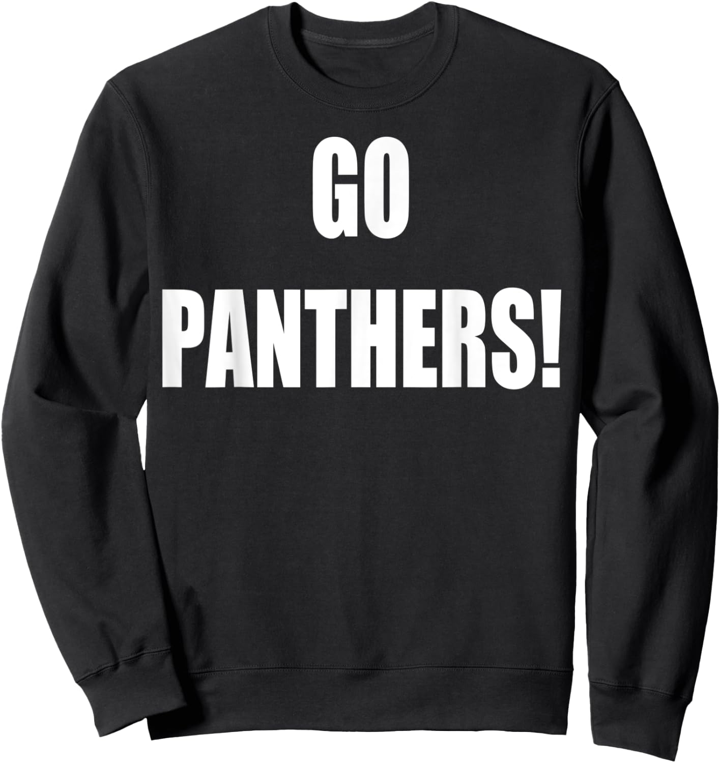 Go Panthers School Spirit Sweatshirt - Sweatshirt | Black