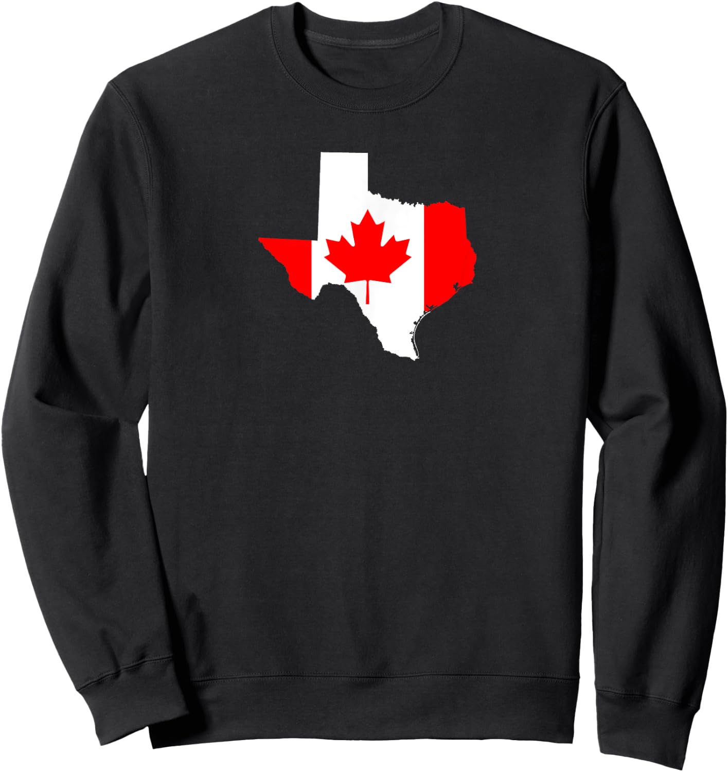 Texas Canada Pride - Texan Canadian Heritage shirt Sweatshirt - Sweatshirt | Black